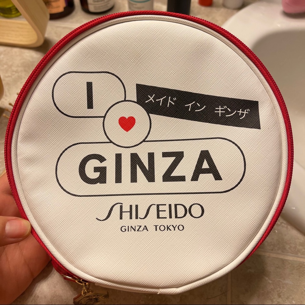 shiseido ginza cosmetic bag cosmetic pouch